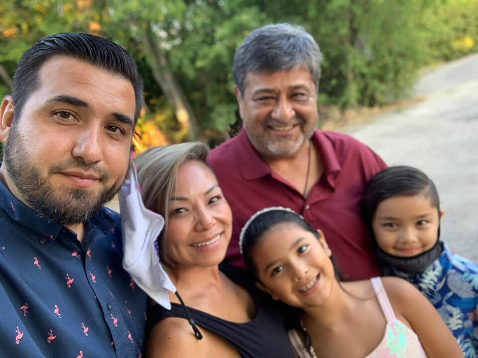 Ray Hernandez at a Rockwall art festival