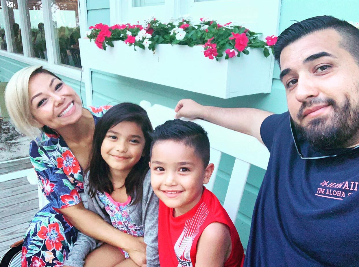 Ray Hernandez at a local coffee shop in downtown Rockwall.