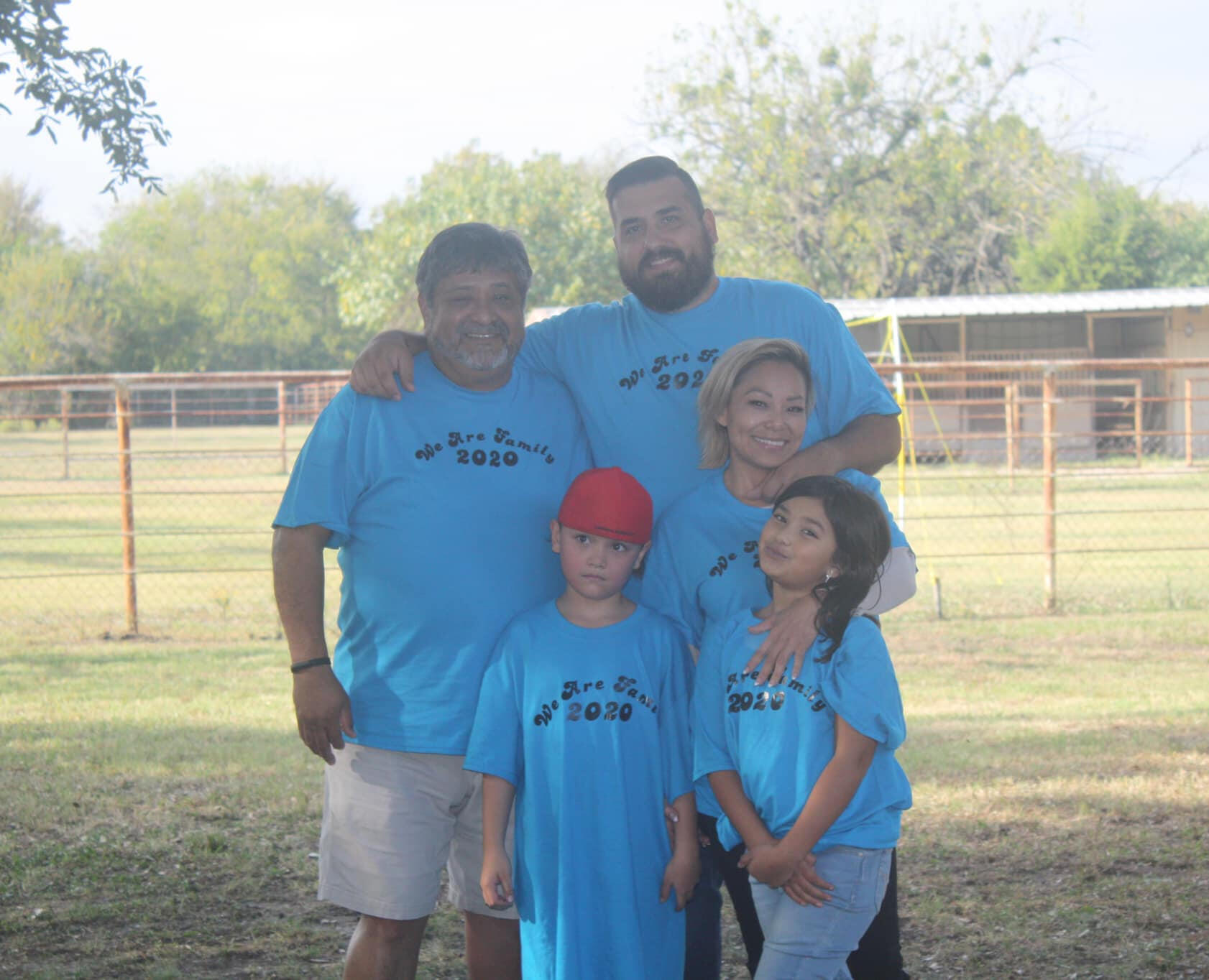 The Hernandez family gathered for a reunion in Rockwall"